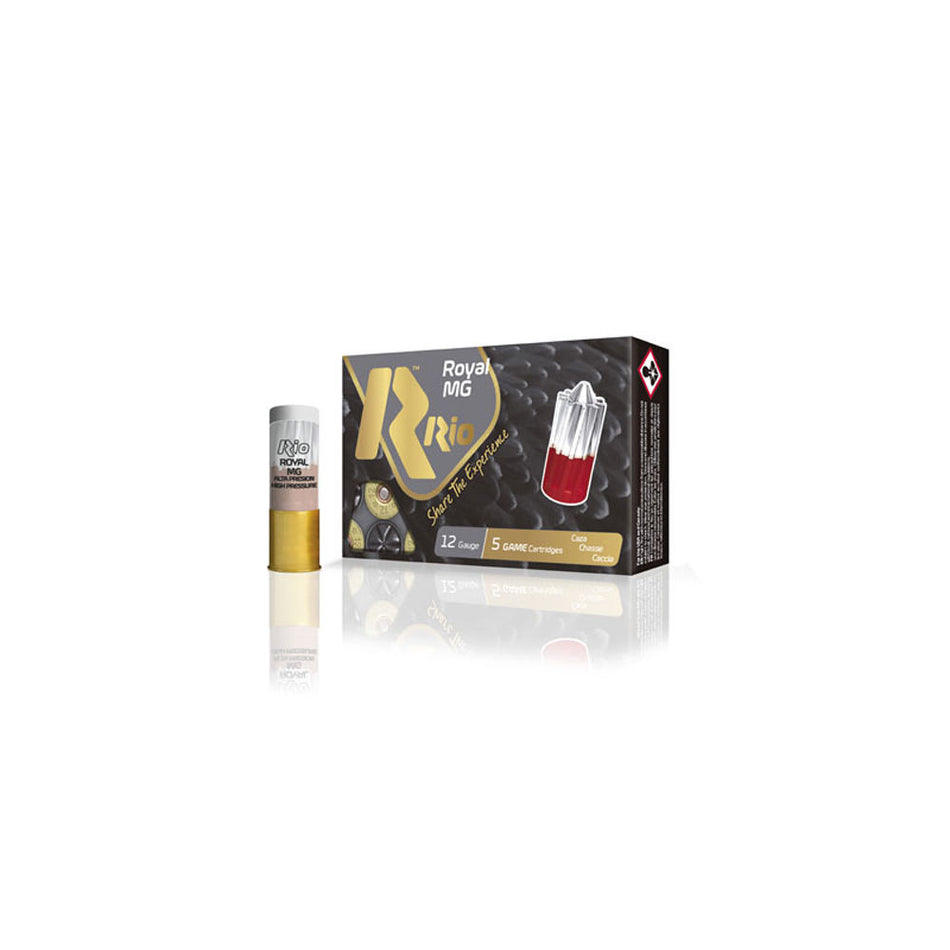 Rio Ammunition 12 Gauge Shotgun Ammo Royal MG Armoured Slug 2.75 in 1-1/8 oz Slug