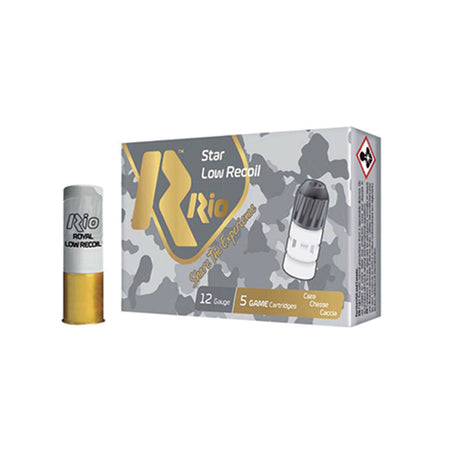 Rio Ammunition 12 Gauge Shotgun Ammo Royal Star Slug Low Recoil 2.75 in 1 oz Slug