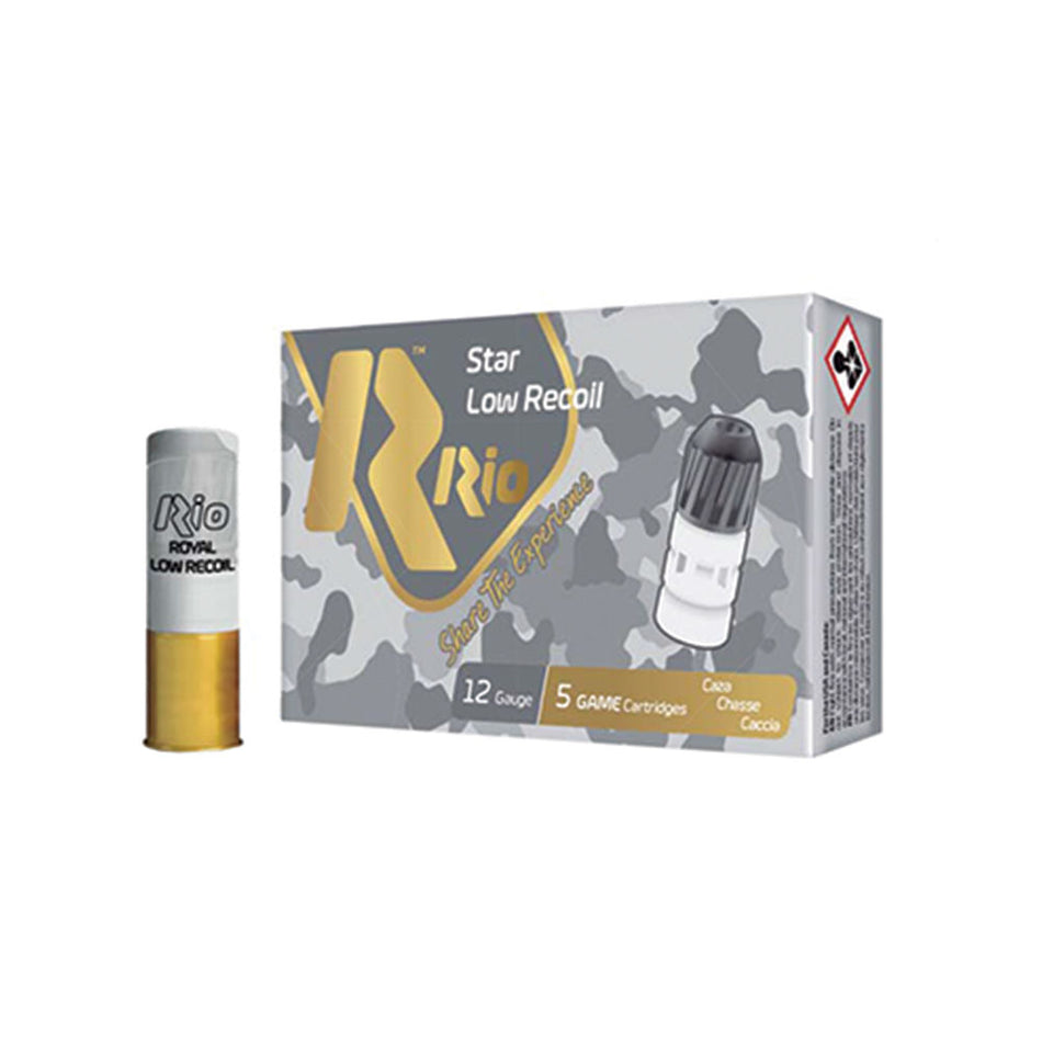 Rio Ammunition 12 Gauge Shotgun Ammo Royal Star Slug Low Recoil 2.75 in 1 oz Slug