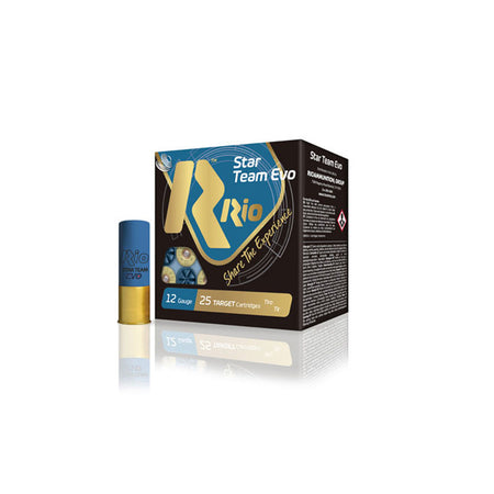 Rio Ammunition 12 Gauge Shotgun Ammo Star Team EVO 2.75 in 7/8 oz #9