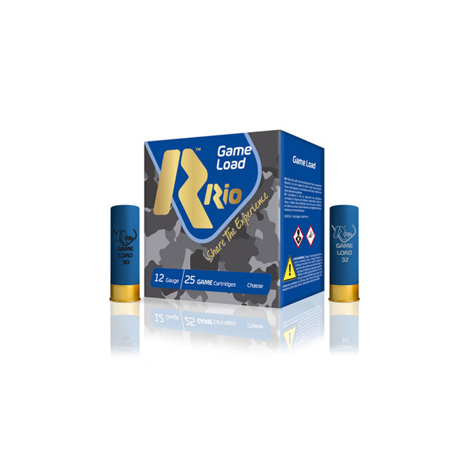 Rio Ammunition 12 Gauge Shotgun Ammo Game Load High Velocity 2.75 in 1-1/4 oz #4