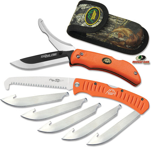 Outdoor Edge RO30C Razor-Pro Saw Combo with 6 Blades and Mossy Oak Sheath