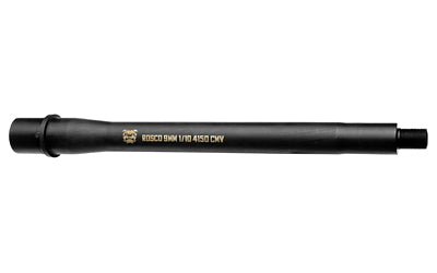 Rosco Bloodline M4 AR-9 Barrel, 9MM, 10.5", Black Nitride Finish, 4150 CMV, 1:7 Twist, Carbine Gas, 1/2x28 BL-105-M4-9MM-10