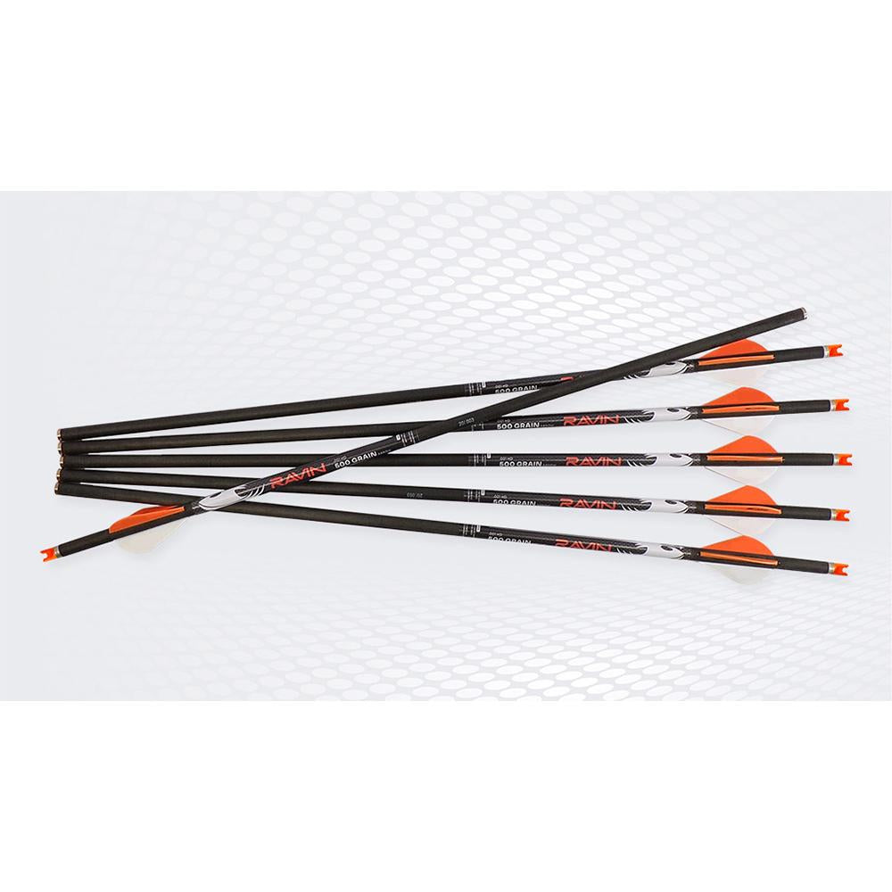 Ravin 500 Grain HD .001 Premium Match Weight Crossbow Arrows 6 Pack