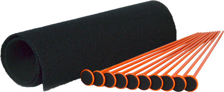 GSS 10-Pack Orange .22 Caliber Small Rifle Rod Cleaning Kit 19"x15"
