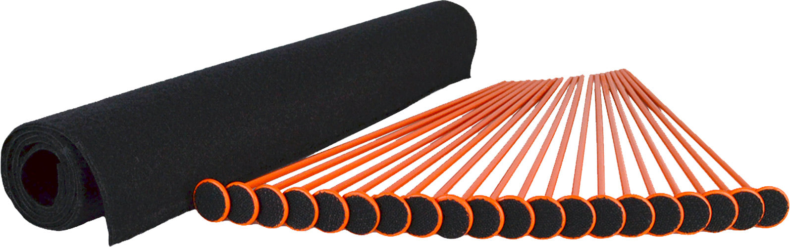 GSS Medium .22 Cal Rifle Rod Kit 20 Orange Rods