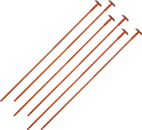 GSS 6-Pack Orange Rifle Rods .22 Caliber Gun Storage