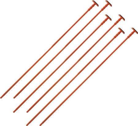 GSS 6-Pack Orange Rifle Rods .22 Caliber Gun Storage
