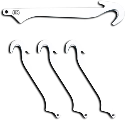 Outdoor Edge 4-Pack Replacement Gutting Blades for 3.5" RazorSafe Knife