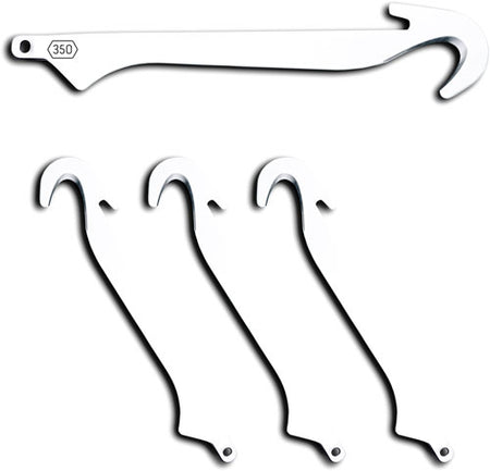 Outdoor Edge 4-Pack Replacement Gutting Blades for 3.5" RazorSafe Knife