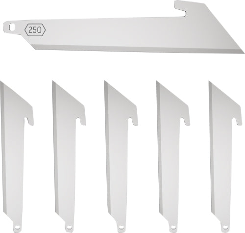 Outdoor Edge Utility 2.5" Stainless Steel Replacement Blades 6-Pack