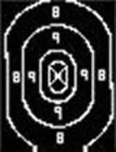 Speedwell 500-Pack NRA Police Qualification Silhouette Target Repair Centers
