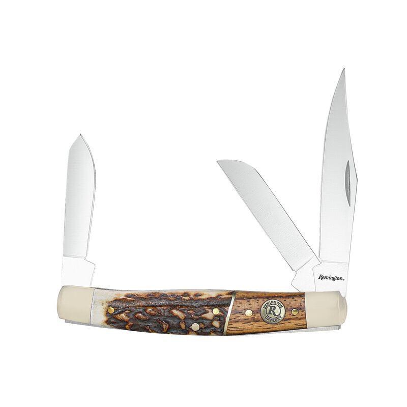 Remington Stockman Guide Series Folding Knife 3-Blade Brown