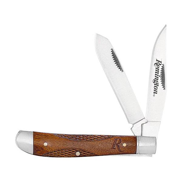 Remington Woodland Trapper 3.5" Folding Knife Wood Handle