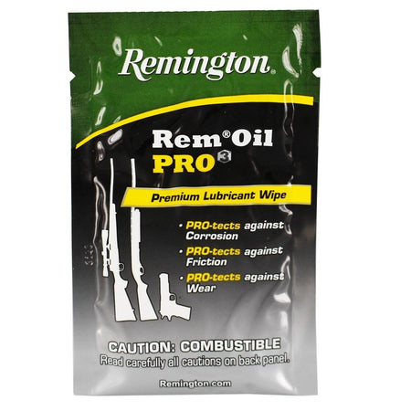 Remington Pro3 Individual Wipe Premium Gun Lubricant & Protectant