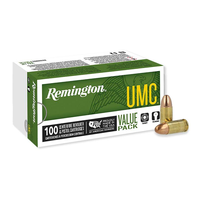 Remington 9mm Luger / Parabellum UMC Value Pack 115 grain Full Metal Jacket ammunition