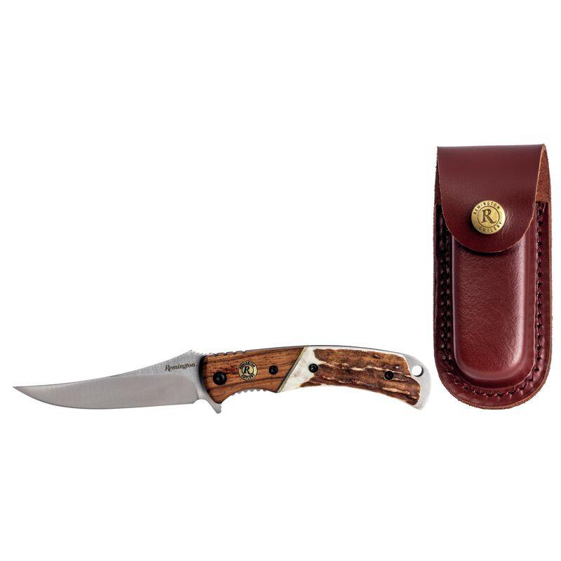 Remington Guide Series Folder Knife 4-Inch Stainless Blade and Sheath