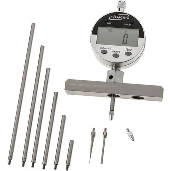 iGaging Precision Digital Depth Gauge Kit