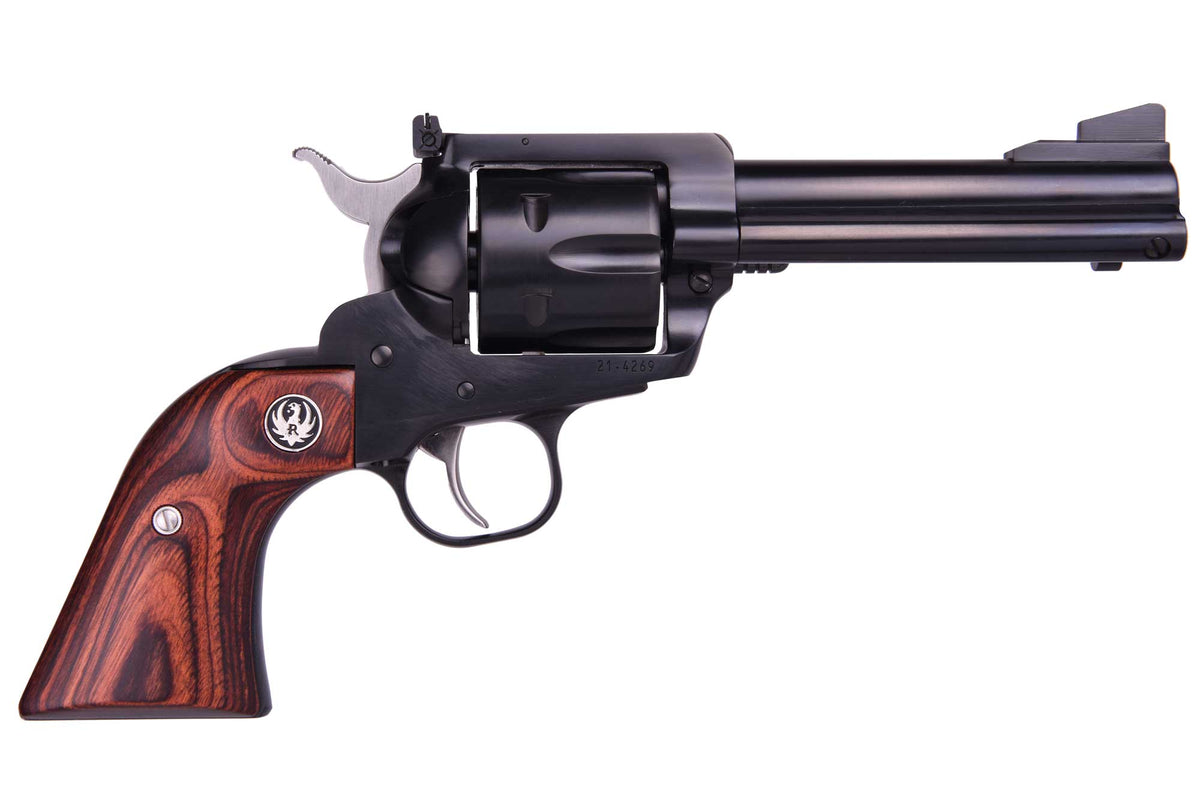FLATTOP 357/9MM BL/WD 4-5/8"AS 5244 MID-SIZE FRAME/WOOD GRIPS