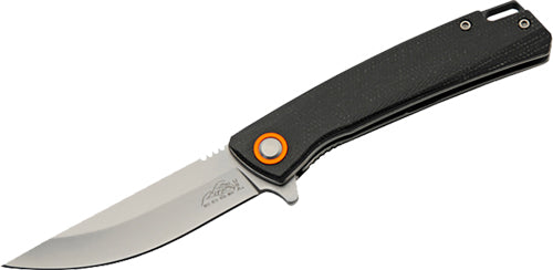 SZCO 4" Black Micarta Folding Knife D2 Steel