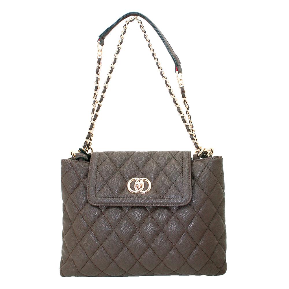 Cameleon Coco Brown Concealed Carry Purse - Dual-Access CCW Compartment
