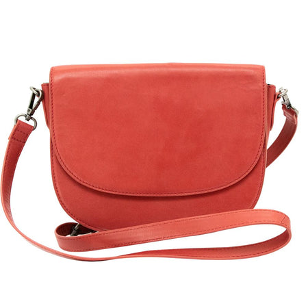 Cameleon Sophia VT Leather Concealed Carry Purse Red with Holster