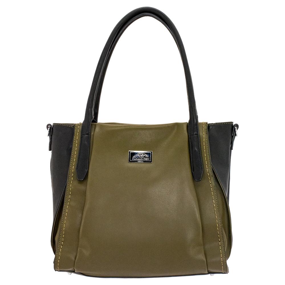 Cameleon Janus Green Concealed Carry Crossbody Purse