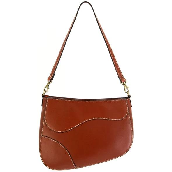 Cameleon Saddle Bag Concealed Carry Purse Brown