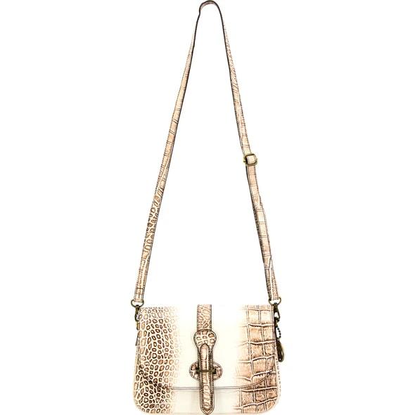 Cameleon Smith & Wesson Croc Concealed Carry Purse Beige with Holster