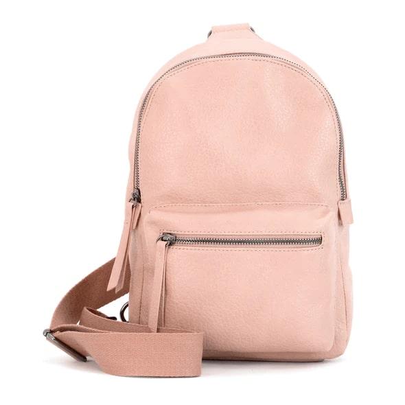 Cameleon Skylar Concealed Carry Crossbody Backpack Purse Blush