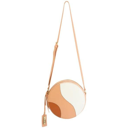 Cameleon Calico Clara Tan Concealed Carry Crossbody Bag