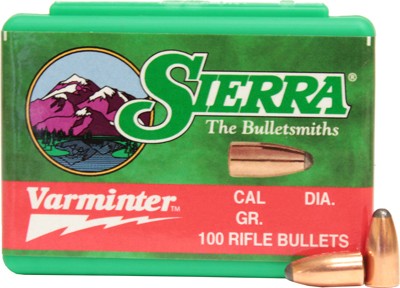 Sierra Bullets .224 Diameter 45 Grain SP Hornet 100-Count