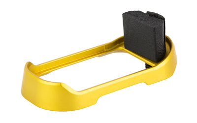 Shield Arms Mag Well for Glock 43X/48, Gold Anodized Billet Aluminum, USA Made G43X48-MAGWELL-GLD