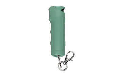 SABRE Pepper Gel, 25 Shots, UV Dye, Flip Top Snap Clip, 0.54oz, Sage Green