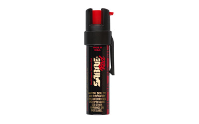 Sabre Red P-22G Pepper Gel Spray, 0.75oz, Black Hard Case with Integrated Clip
