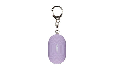 SABRE Personal Safety Alarm, 130dB, 20-Lumen LED, Snap Hook, Lavender