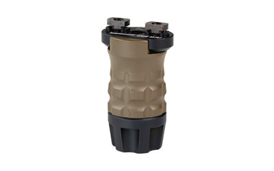 Samson Manufacturing Corp. M-LOK Forend Vertical Grip, FDE, Grenade Texture, 2.125" 04-05102-32
