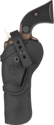 1791 Multi-Fit OWB Holster Single Action Revolver Ruger Wrangler 5.5" Black Ambidextrous
