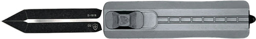 Templar Small OTF Side Slider Knife 2.75" D2 Steel Grey Black DGGR