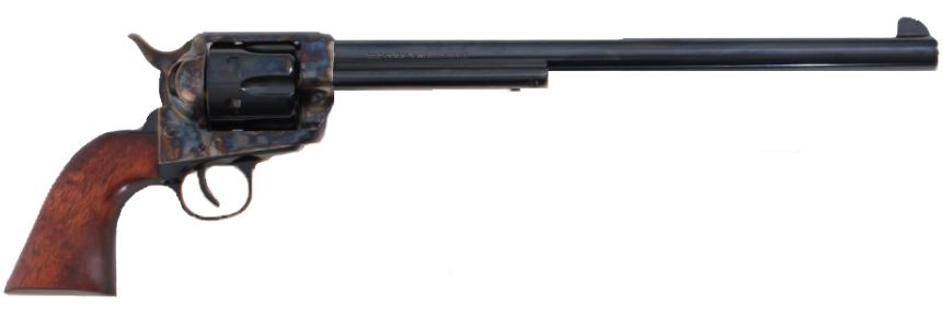 Traditions SAT73103 1873 Buntline 45 Colt (LC) 6rd 12" Blued Cylinder & Barrel Color Case Hardened Steel Frame Walnut Grip