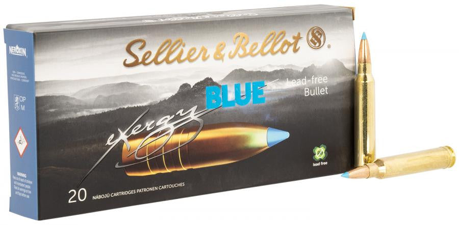 Sellier and Bellot .300 Winchester Mag eXergy 180 grain TAC-EX-Blue ammunition