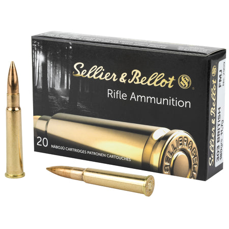 Sellier and Bellot .303 British Rifle 180 grain Full Metal Jacket ammunition