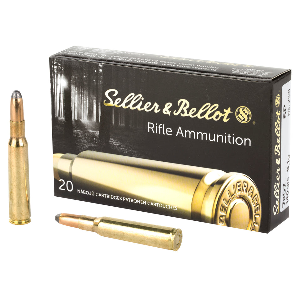 Sellier & Bellot (S&B)  Soft Point 140 Grain 7x57mm Mauser 2651 fps 754908511891