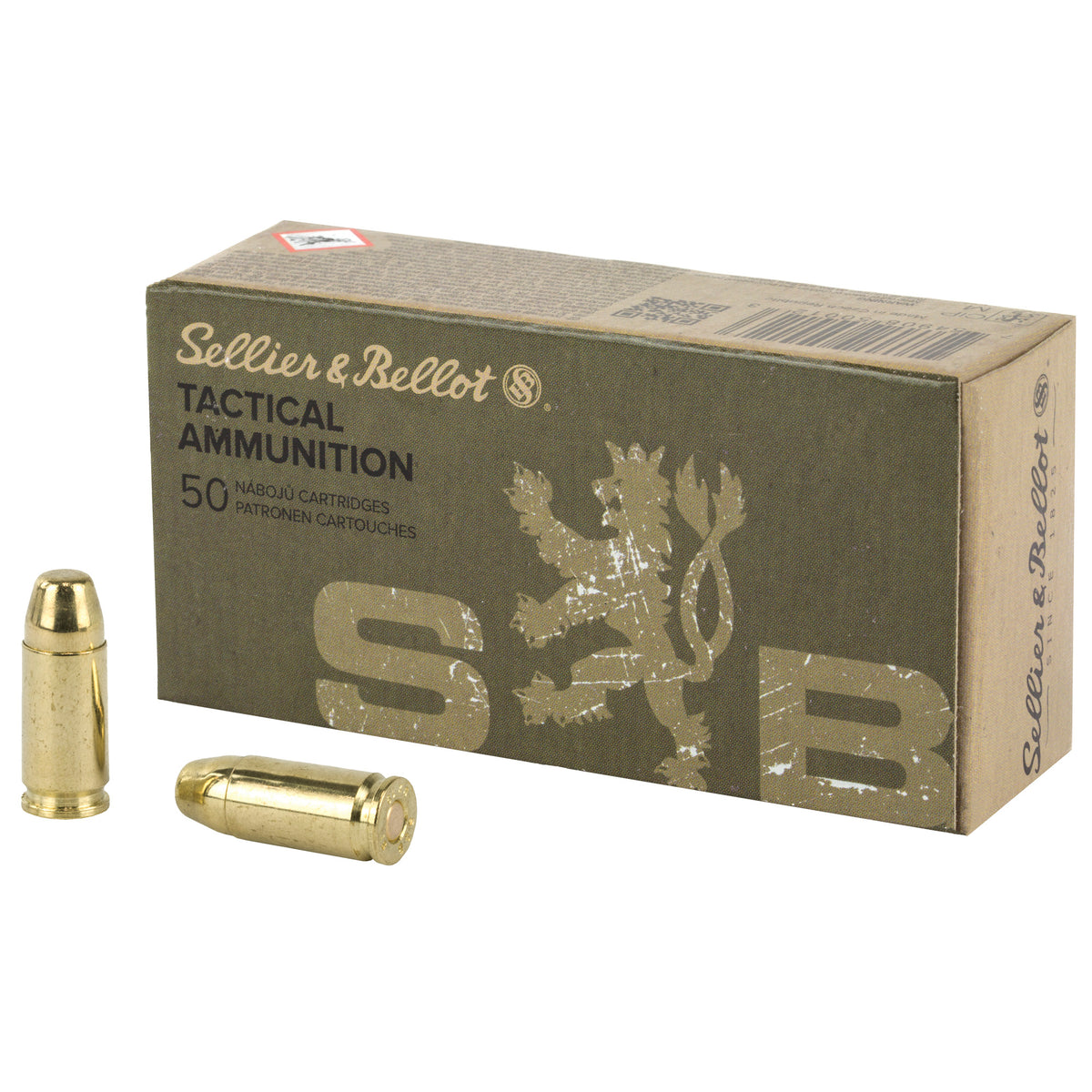 Sellier & Bellot (S&B) Subsonic Full Metal Jacket 140 Grain 9mm Luger/Parabellum 1001 fps 754908500123