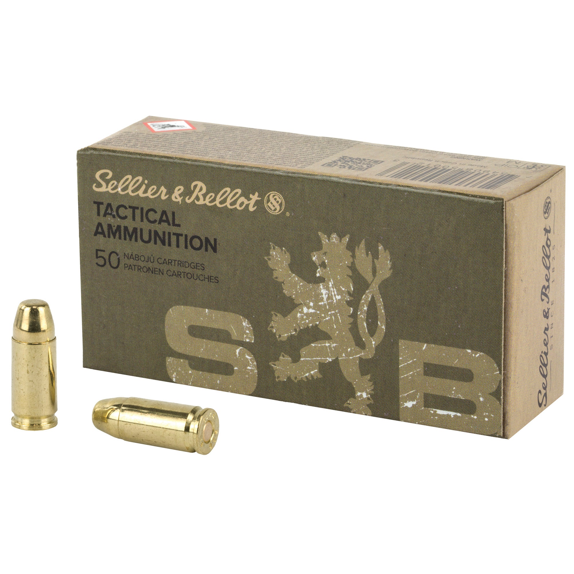 Sellier & Bellot (S&B) Subsonic Full Metal Jacket 140 Grain 9mm Luger/Parabellum 1001 fps 754908500123