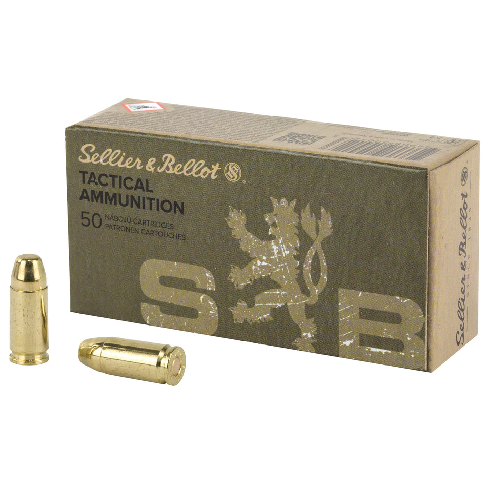 Sellier & Bellot (S&B) Subsonic Full Metal Jacket 140 Grain 9mm Luger/Parabellum 1001 fps 754908500123