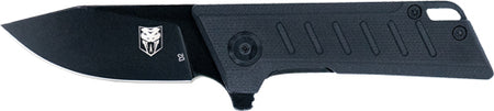 CobraTec Small Riptide Folding Knife 2" Black D2 Blade