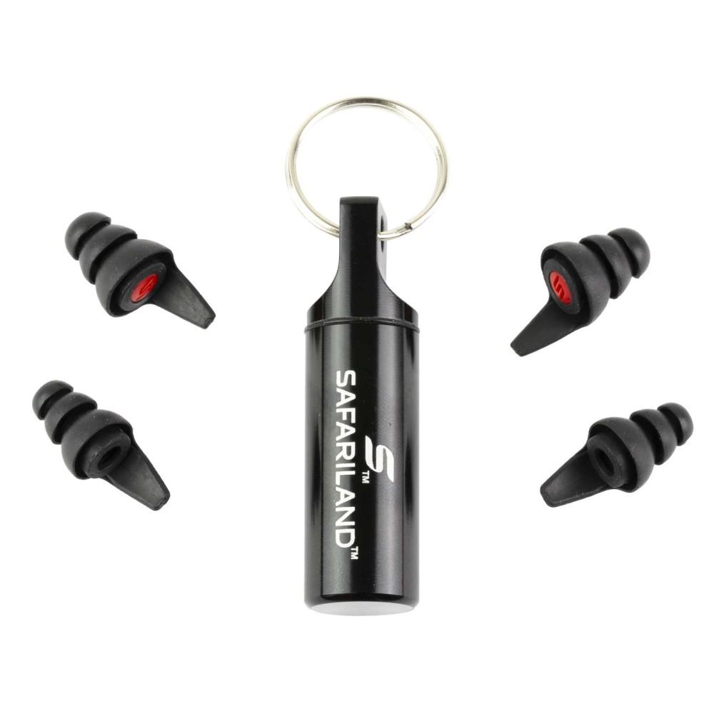 Safariland Pro Impulse 33dB NRR Black Reusable Ear Plugs