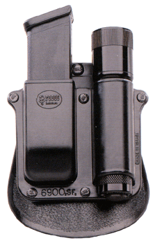 Fobus Double Stack Mag and Flashlight Paddle Pouch Holster