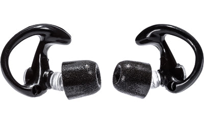 SureFire Sonic Defender 10 Medium Black Earplugs with EarLock Retention, 25-Pair Bulk Package EP10-BK-MPR-BULK